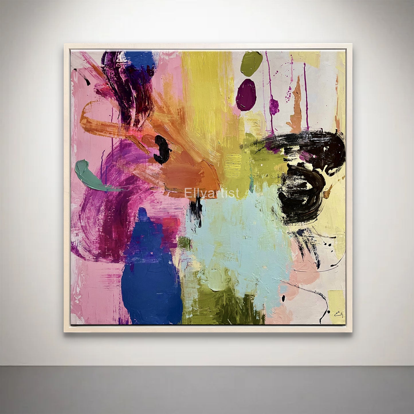 Euphoria in Color Abstract Painting, Large Wall Art, Abstract Canvas Art, Oversized Wall Art, Extra Large Painting, Wall Art