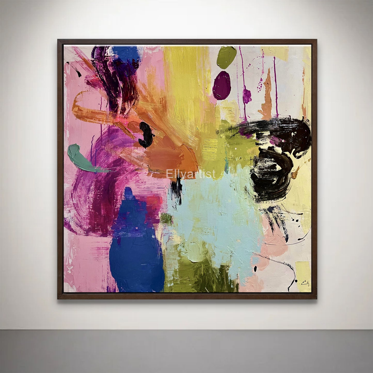 Euphoria in Color Abstract Painting, Large Wall Art, Abstract Canvas Art, Oversized Wall Art, Extra Large Painting, Wall Art
