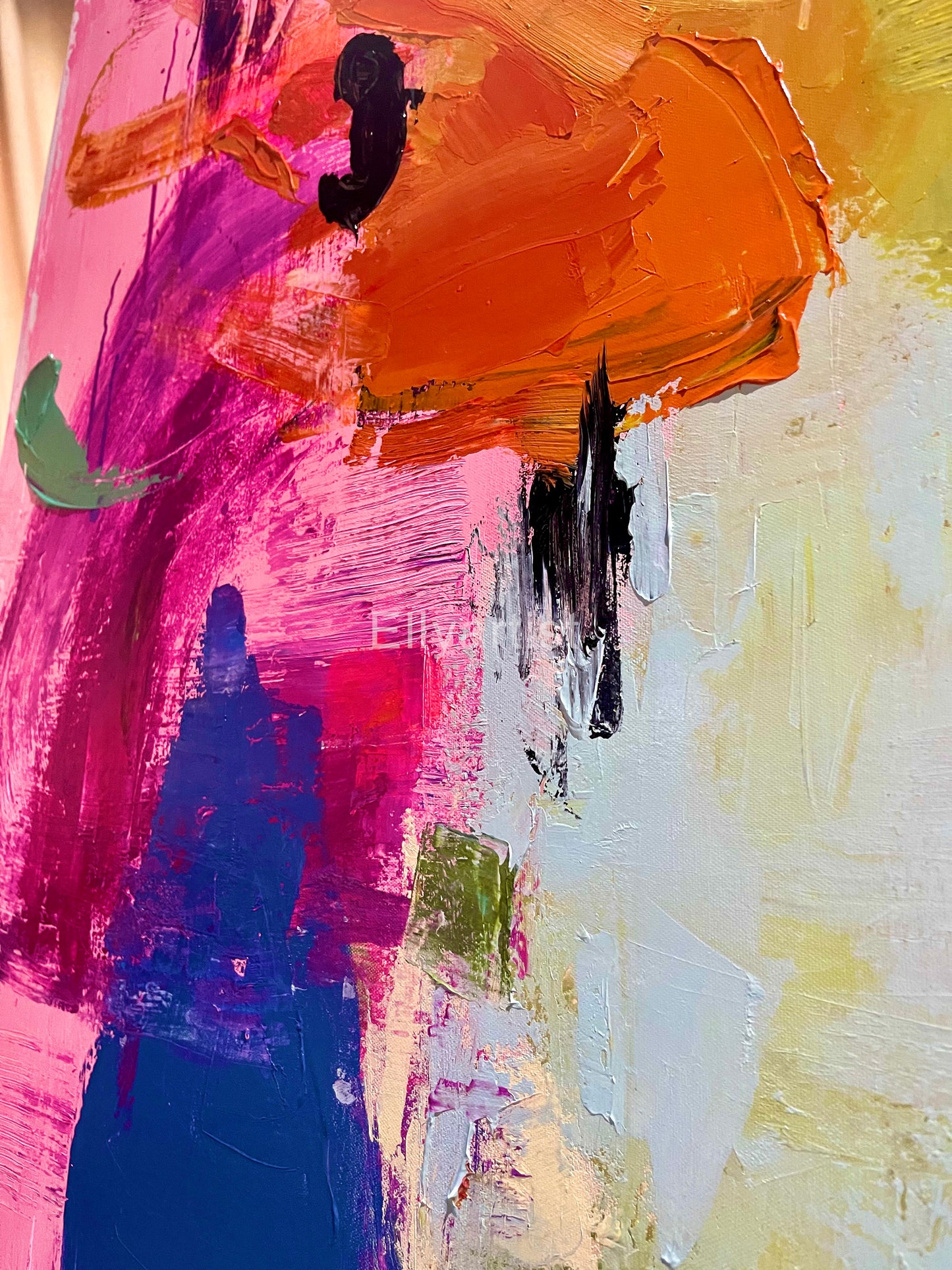Euphoria in Color Abstract Painting, Large Wall Art, Abstract Canvas Art, Oversized Wall Art, Extra Large Painting, Wall Art