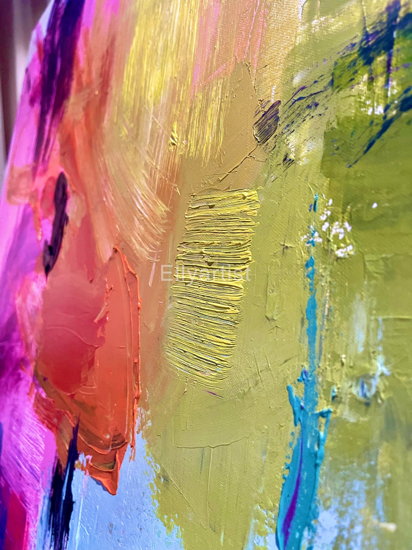 Euphoria in Color Abstract Painting, Large Wall Art, Abstract Canvas Art, Oversized Wall Art, Extra Large Painting, Wall Art