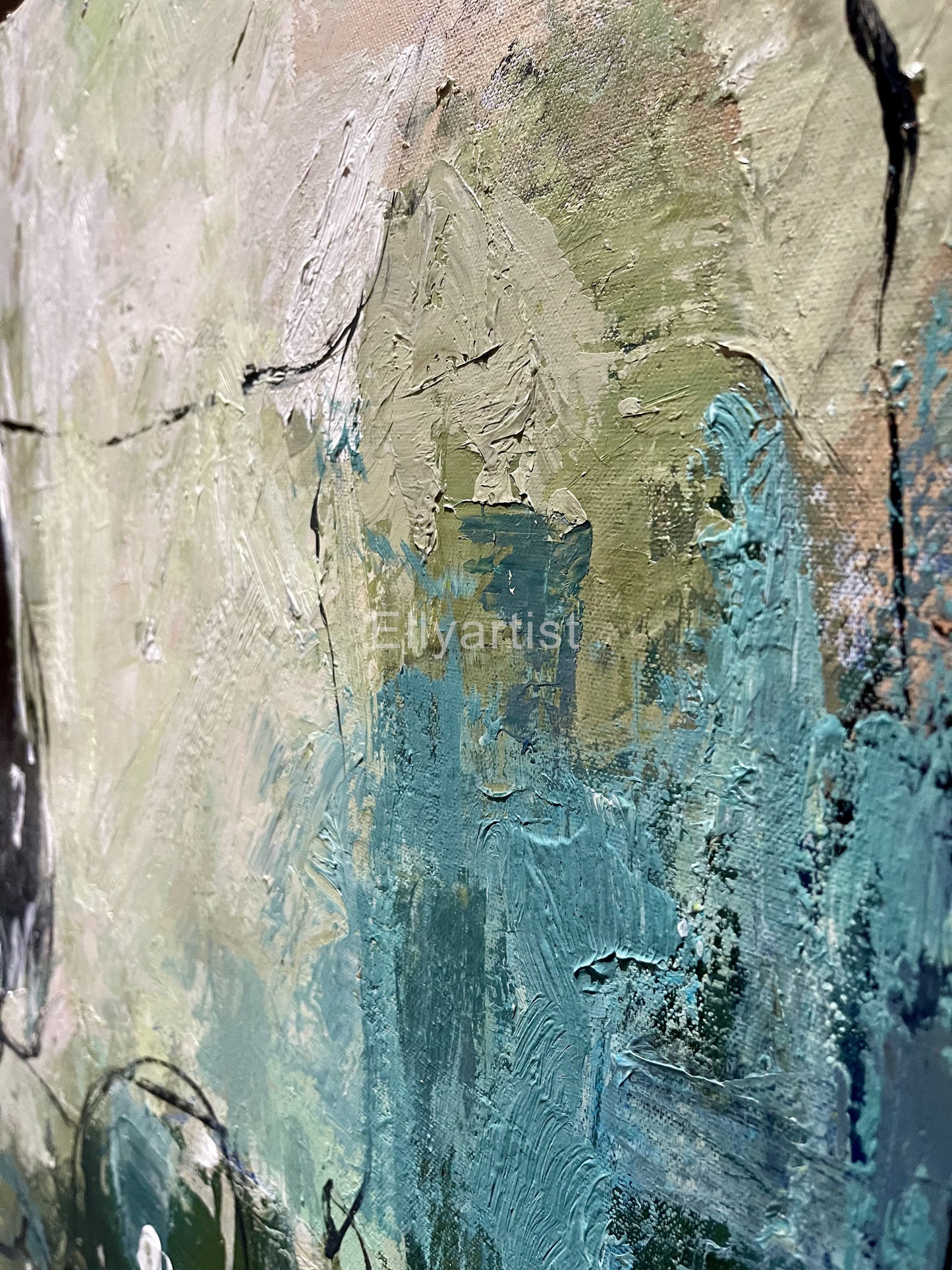 Whispers of Nature Abstract Painting, Large Wall Art, Abstract Canvas Art, Oversized Wall Art, Extra Large Painting, Wall Art