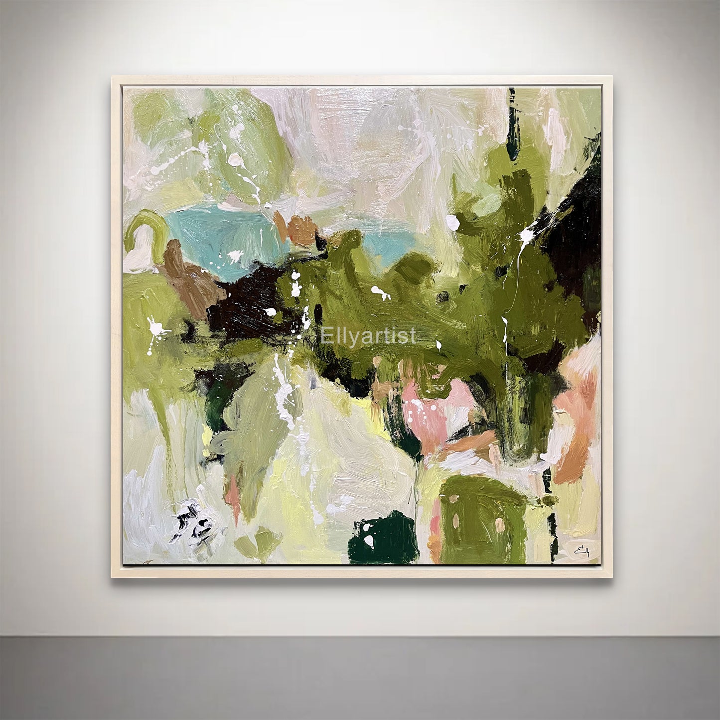 Whispers of Color Abstract Painting, Large Wall Art, Abstract Canvas Art, Oversized Wall Art, Extra Large Painting, Wall Art