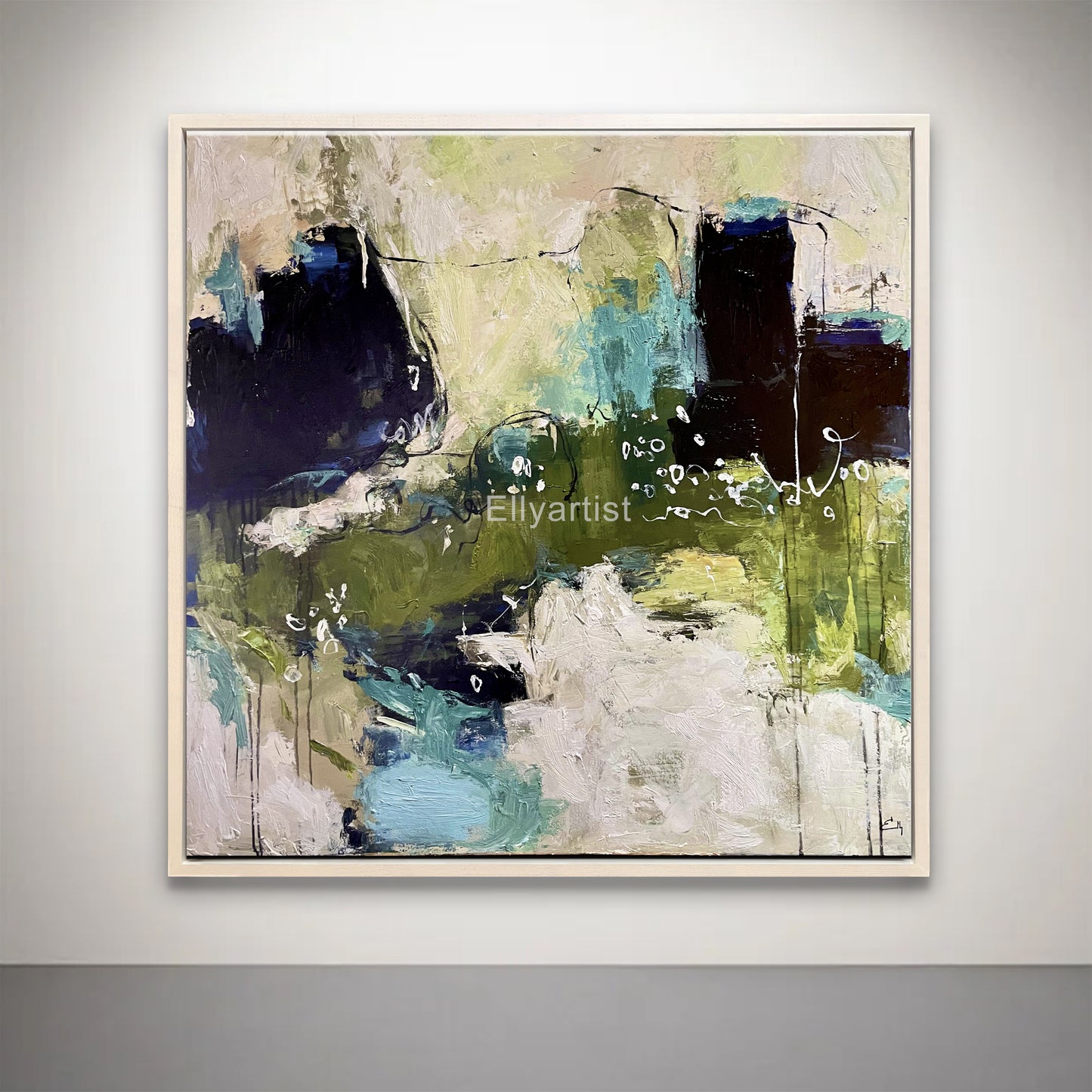 Whispers of Nature Abstract Painting, Large Wall Art, Abstract Canvas Art, Oversized Wall Art, Extra Large Painting, Wall Art