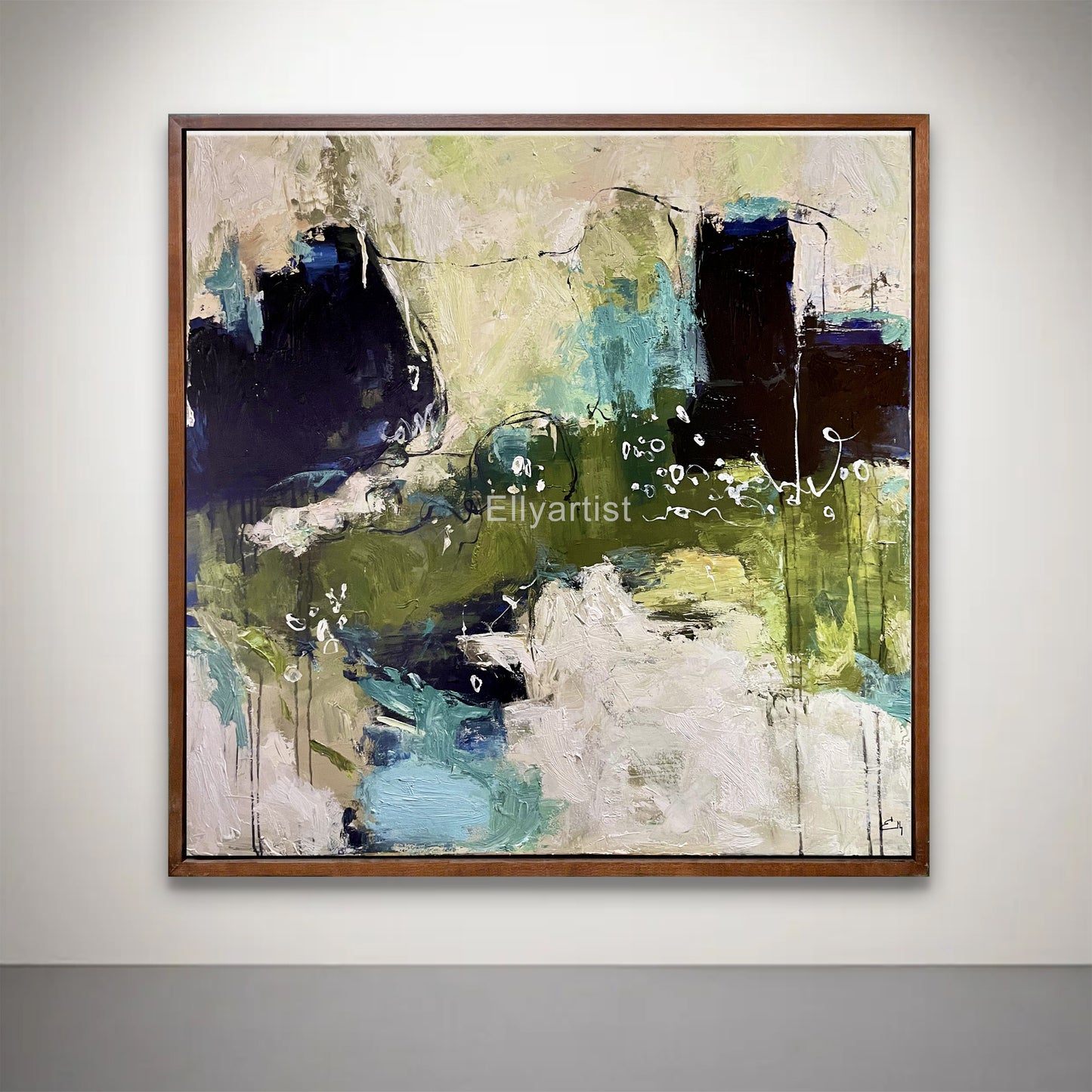 Whispers of Nature Abstract Painting, Large Wall Art, Abstract Canvas Art, Oversized Wall Art, Extra Large Painting, Wall Art