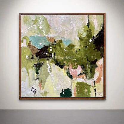 Whispers of Color Abstract Painting, Large Wall Art, Abstract Canvas Art, Oversized Wall Art, Extra Large Painting, Wall Art