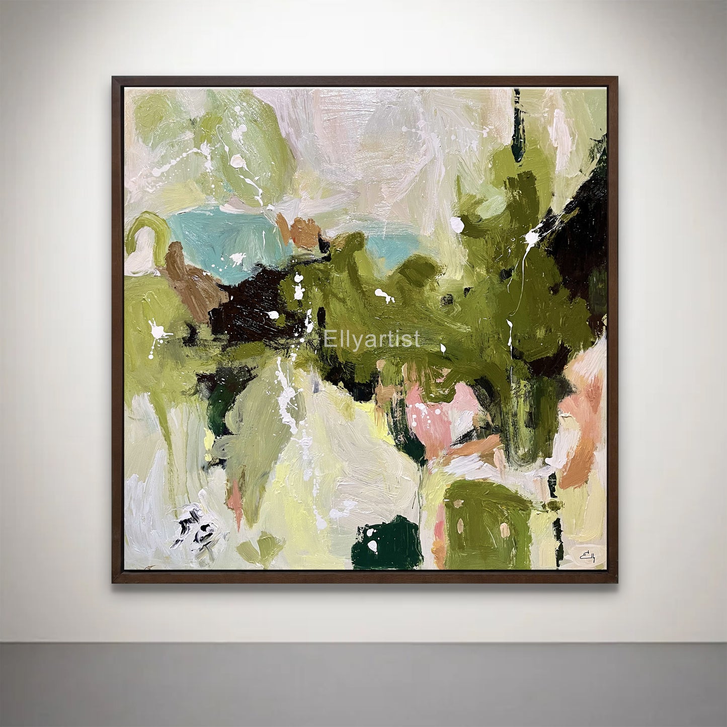 Whispers of Color Abstract Painting, Large Wall Art, Abstract Canvas Art, Oversized Wall Art, Extra Large Painting, Wall Art