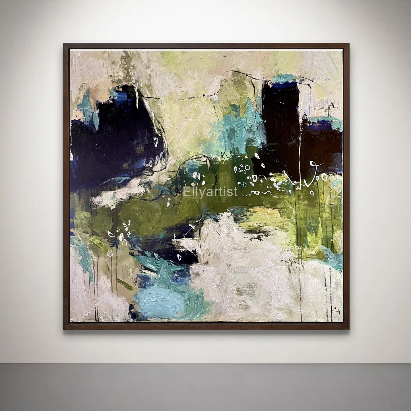 Whispers of Nature Abstract Painting, Large Wall Art, Abstract Canvas Art, Oversized Wall Art, Extra Large Painting, Wall Art