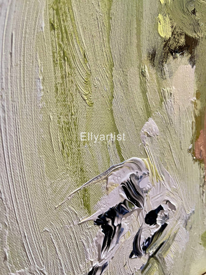 Whispers of Color Abstract Painting, Large Wall Art, Abstract Canvas Art, Oversized Wall Art, Extra Large Painting, Wall Art